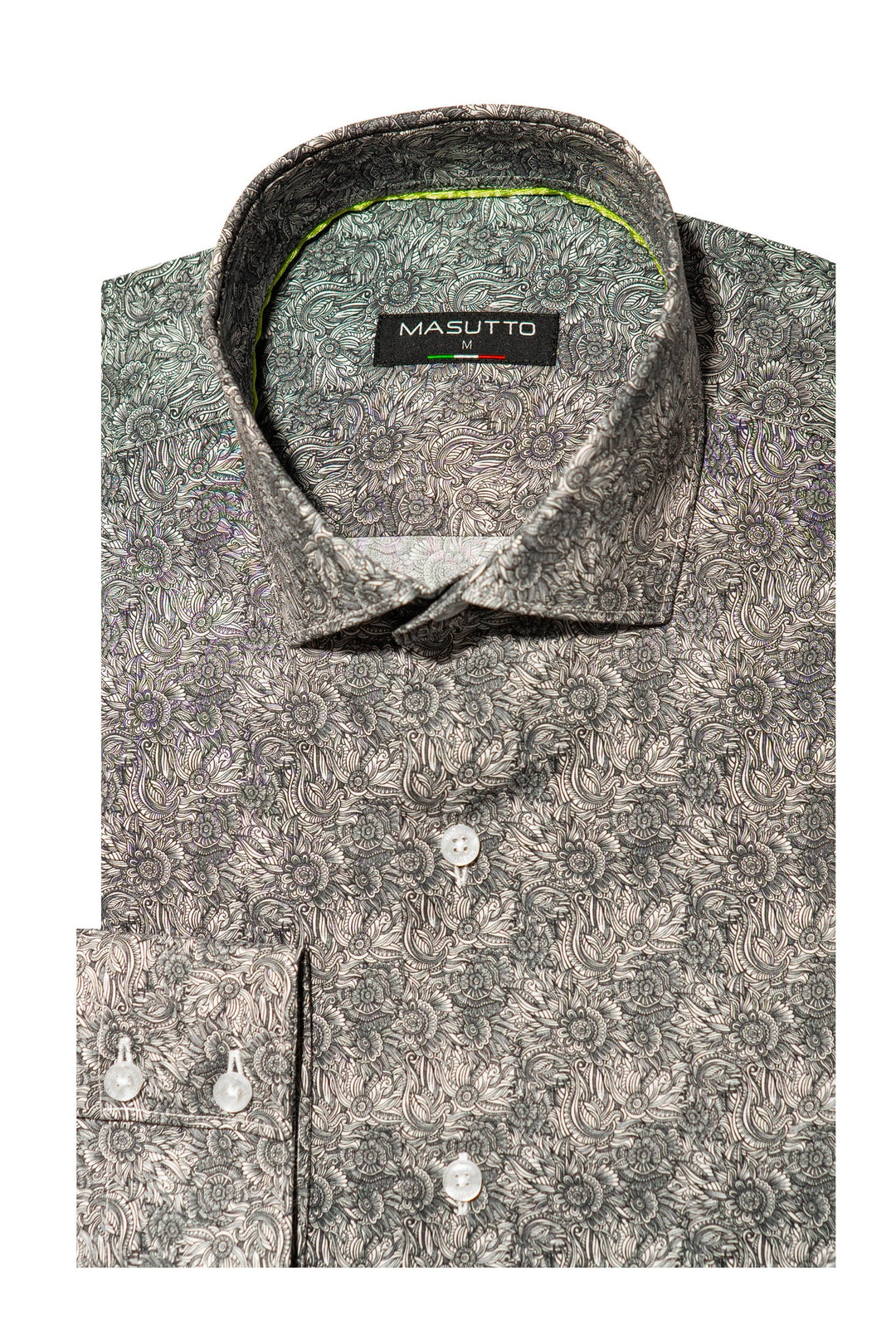 Masutto Shirt | AUSTIN-18 SLEEVE BUTTON DOWN SHIRT