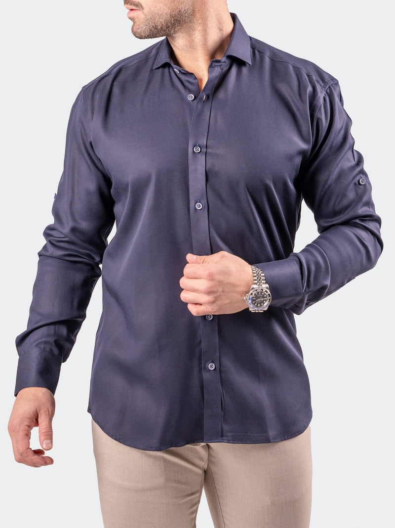 Maceoo Stretch Shirt | Berlin Resistance0183 Blue