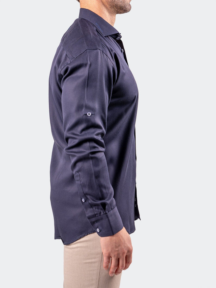 Maceoo Stretch Shirt | Berlin Resistance0183 Blue