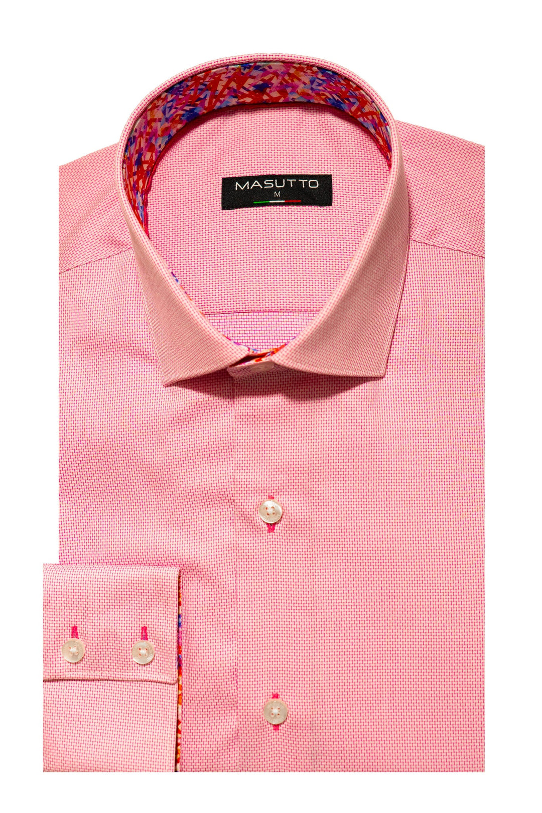 Masutto Shirt | CAPRI-99 SLEEVE BUTTON DOWN SHIRT