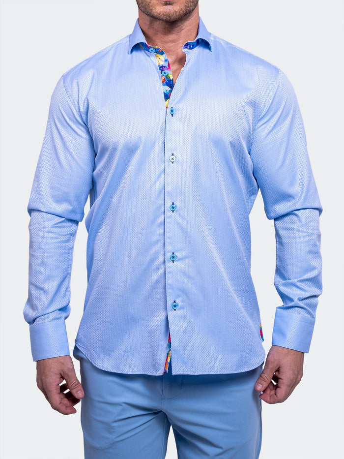 Maceoo Stretch Shirt | Einstein Resistance0111 Blue