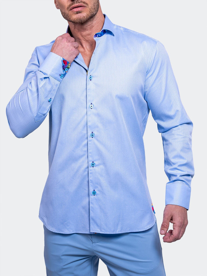 Maceoo Stretch Shirt | Einstein Resistance0111 Blue