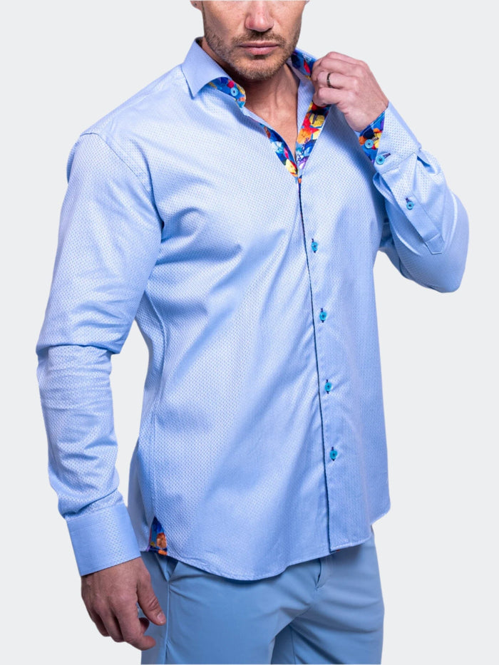 Maceoo Stretch Shirt | Einstein Resistance0111 Blue
