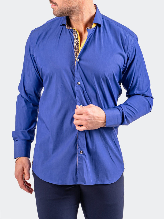 Maceoo Stretch Shirt | Einstein Resistance0126 Blue