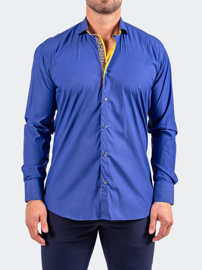 Maceoo Stretch Shirt | Einstein Resistance0126 Blue