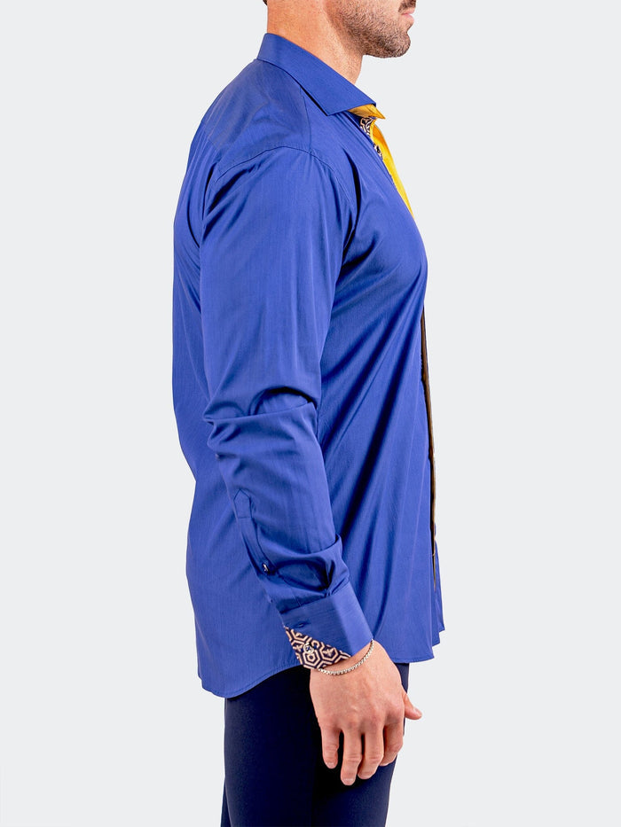 Maceoo Stretch Shirt | Einstein Resistance0126 Blue