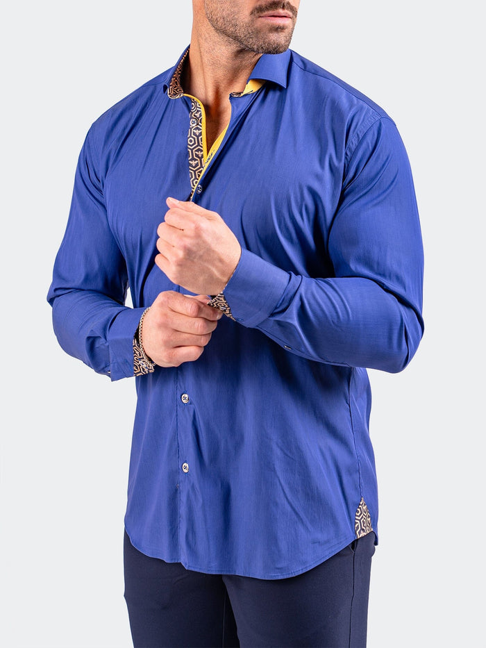 Maceoo Stretch Shirt | Einstein Resistance0126 Blue