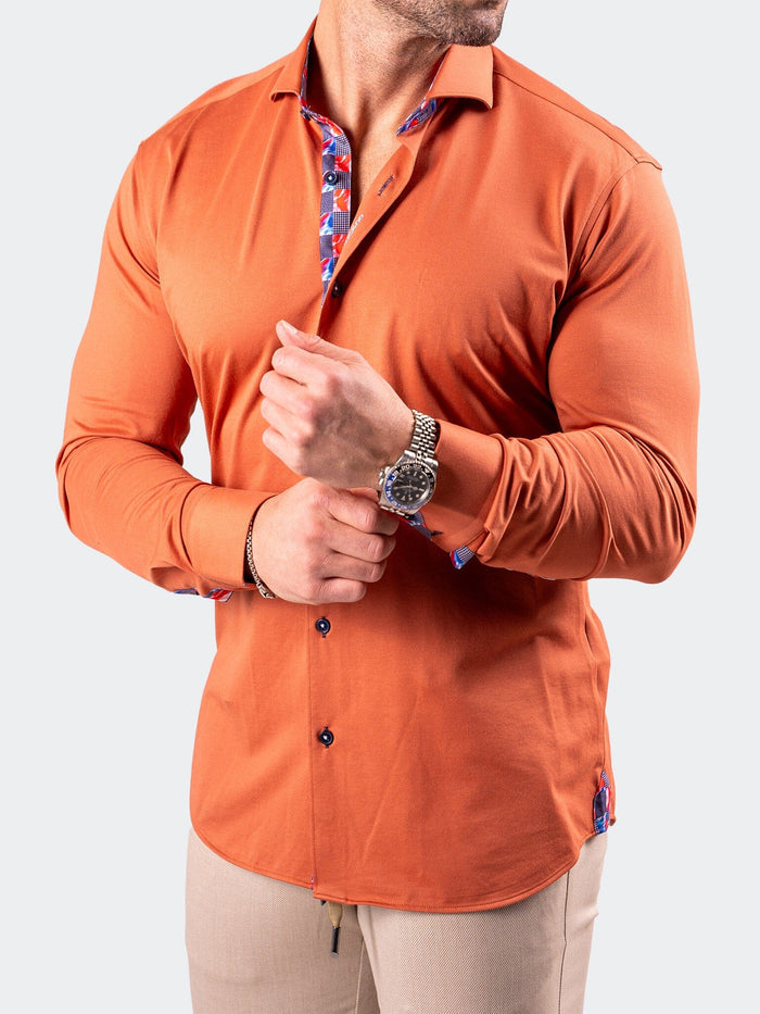 Maceoo Stretch Shirt | Einstein Resistance0151 Orange