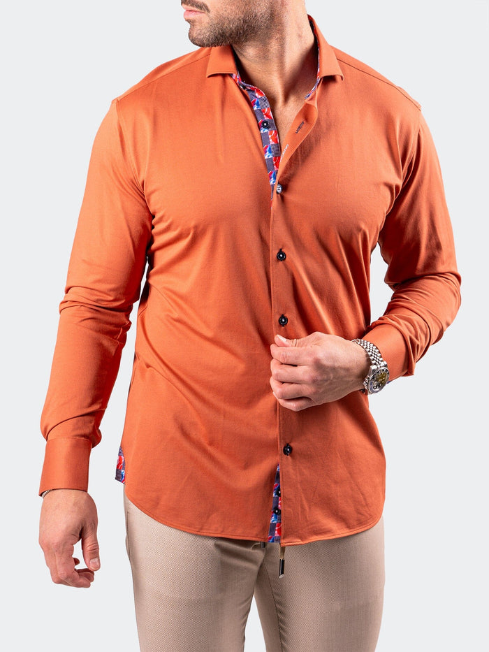 Maceoo Stretch Shirt | Einstein Resistance0151 Orange