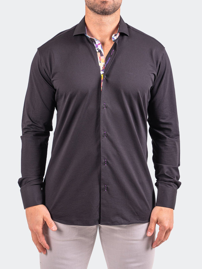 Maceoo Stretch Shirt | Einstein Resistance0155 Black