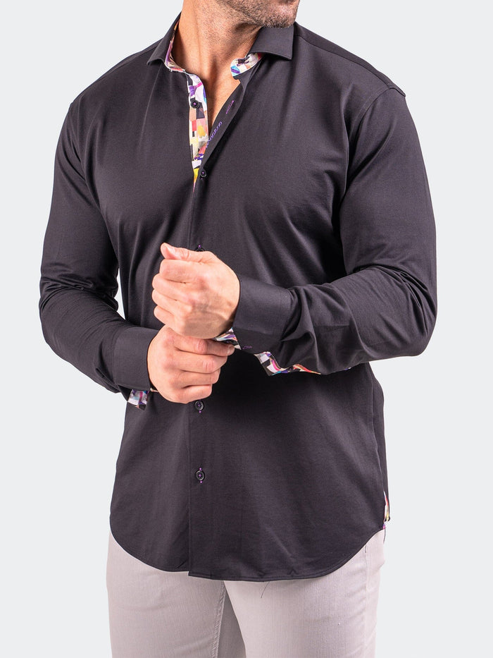 Maceoo Stretch Shirt | Einstein Resistance0155 Black