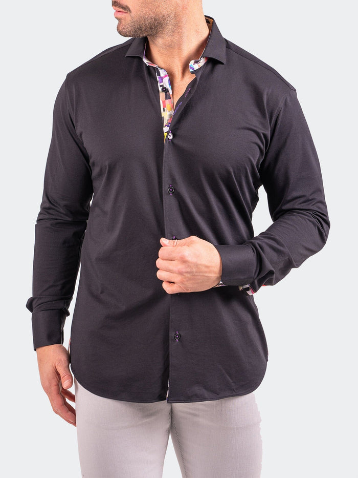 Maceoo Stretch Shirt | Einstein Resistance0155 Black