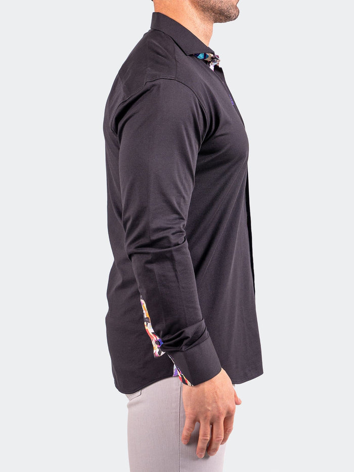 Maceoo Stretch Shirt | Einstein Resistance0155 Black