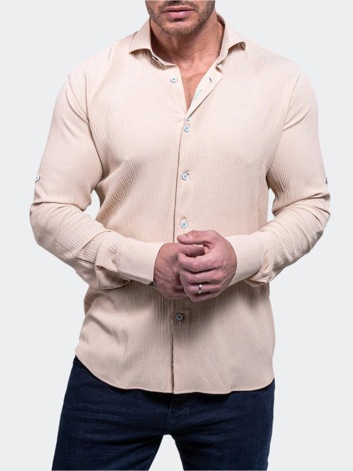 Maceoo Stretch Shirt | Einstein Resistance0160 Brown