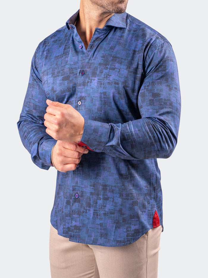 Maceoo Stretch Shirt | Einstein Resistance0327 Blue