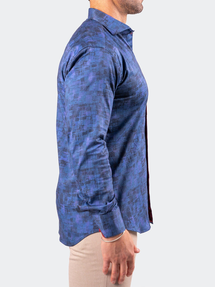 Maceoo Stretch Shirt | Einstein Resistance0327 Blue