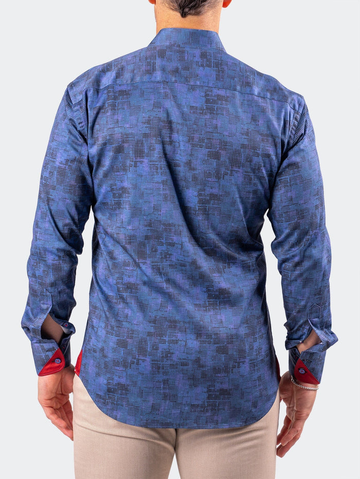 Maceoo Stretch Shirt | Einstein Resistance0327 Blue