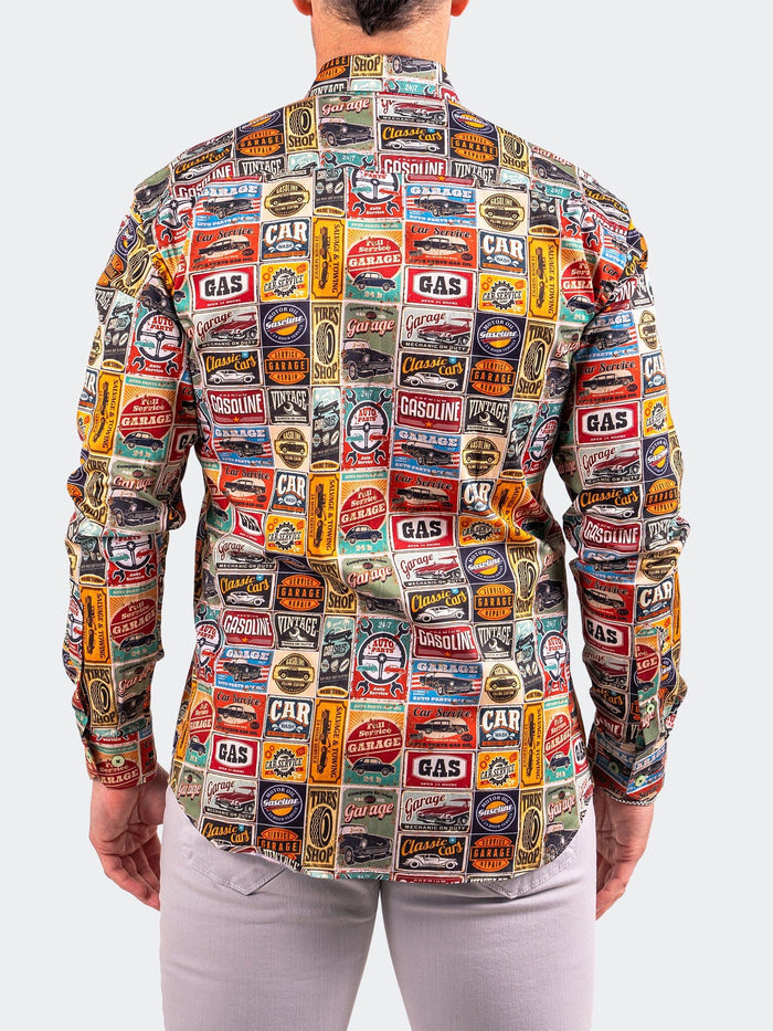 Maceoo Stretch Shirt | Fibonacci Resistance0349 Multi