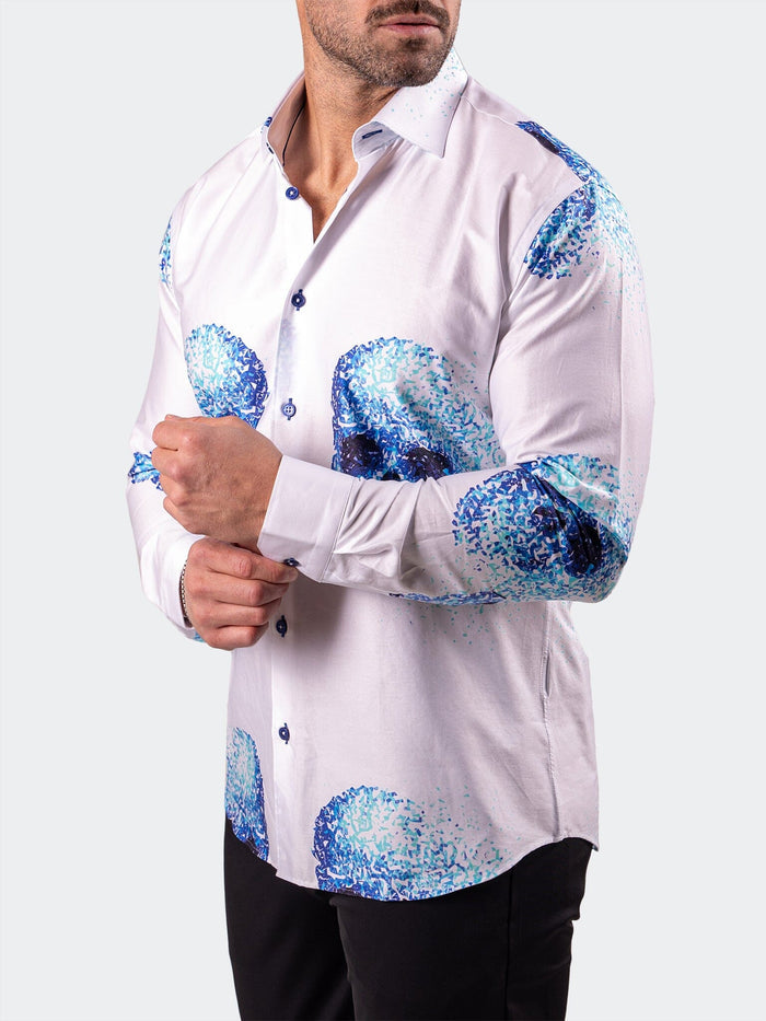 Maceoo Stretch Shirt | Fibonacci Resistance2215 White