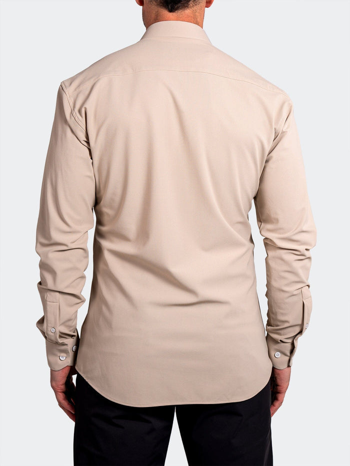 Maceoo Shirt | Fibonacci Stretcheurobeige Brown