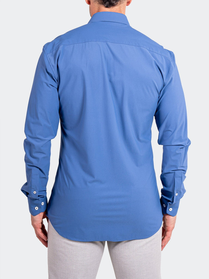 Maceoo Shirt | Fibonacci Stretcheuroyale Blue
