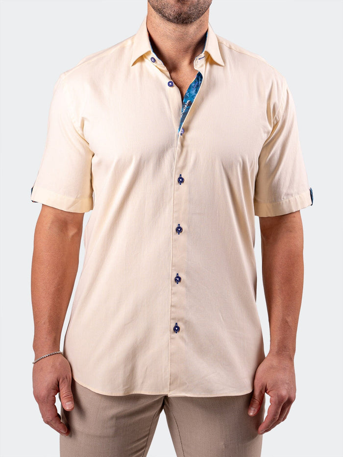 Maceoo Short-Sleeve Shirt | Galileo Resistance0122 Yellow