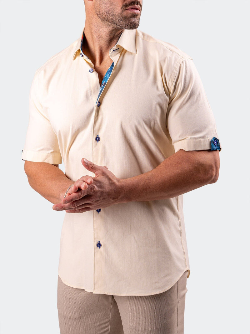 Maceoo Short-Sleeve Shirt | Galileo Resistance0122 Yellow