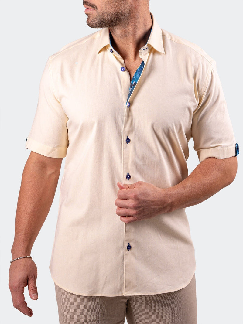 Maceoo Short-Sleeve Shirt | Galileo Resistance0122 Yellow