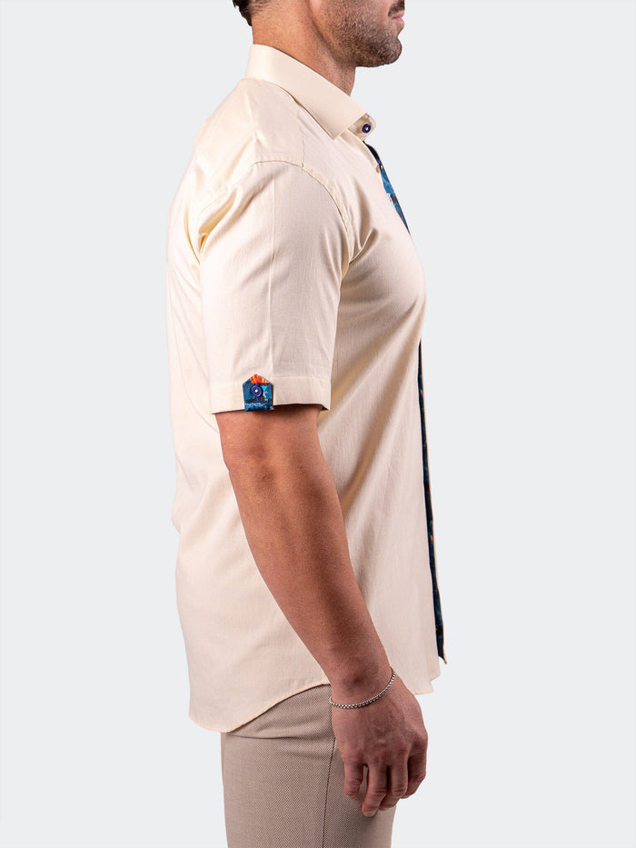 Maceoo Short-Sleeve Shirt | Galileo Resistance0122 Yellow