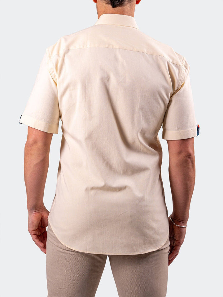 Maceoo Short-Sleeve Shirt | Galileo Resistance0122 Yellow