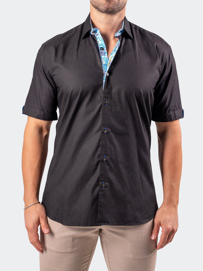 Maceoo Short-Sleeve Shirt | Galileo Resistance0144 Black
