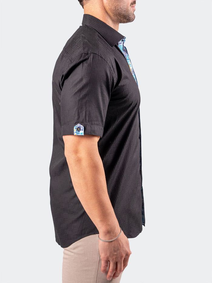 Maceoo Short-Sleeve Shirt | Galileo Resistance0144 Black