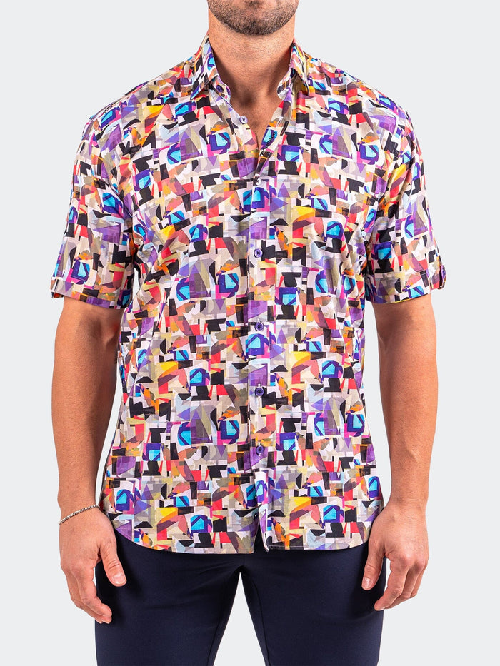 Maceoo Short-Sleeve Shirt | Galileo Resistance0307 White