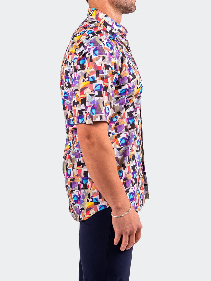 Maceoo Short-Sleeve Shirt | Galileo Resistance0307 White