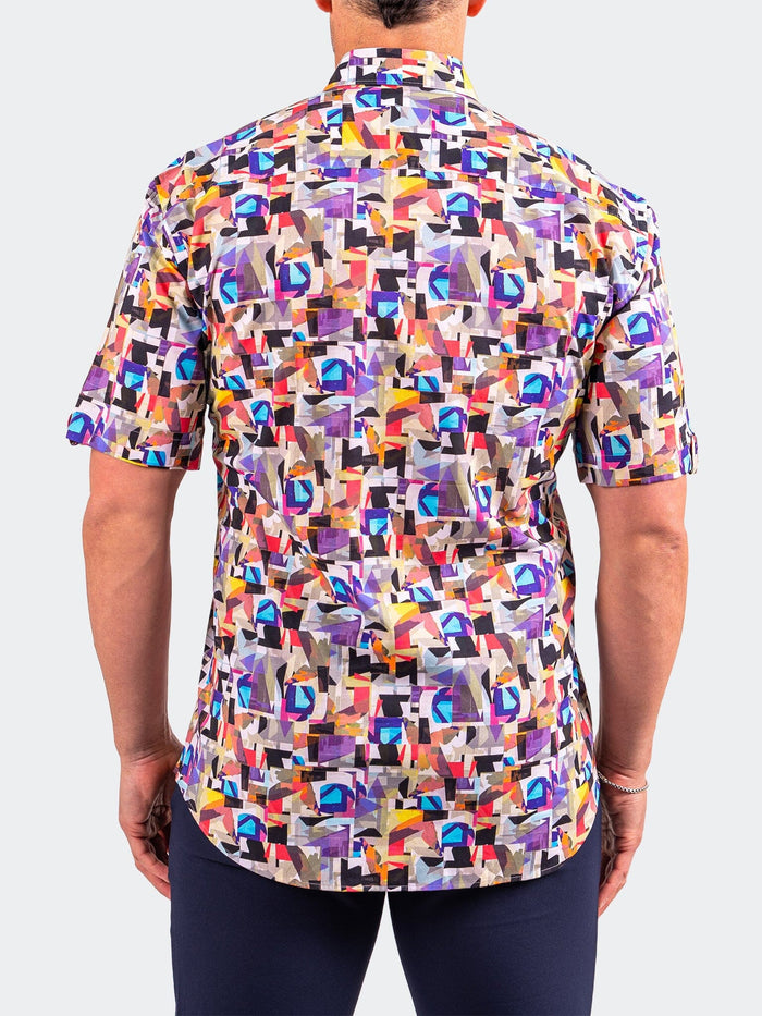 Maceoo Short-Sleeve Shirt | Galileo Resistance0307 White