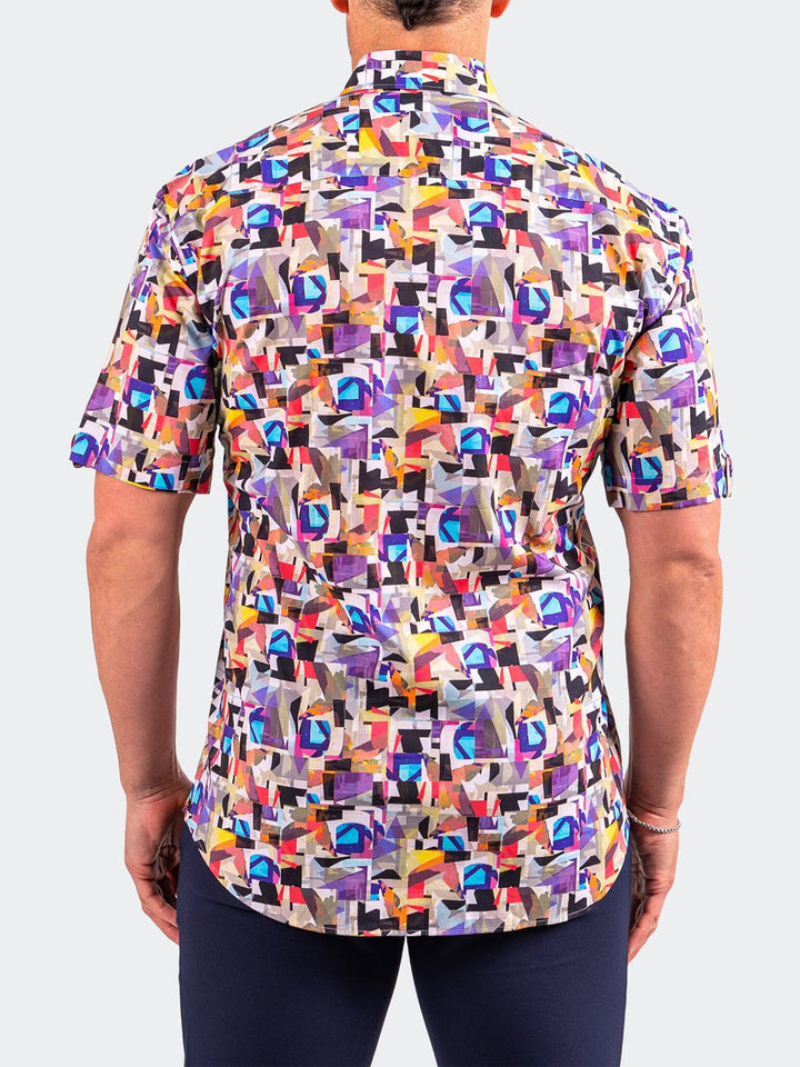 Maceoo Short-Sleeve Shirt | Galileo Resistance0307 White