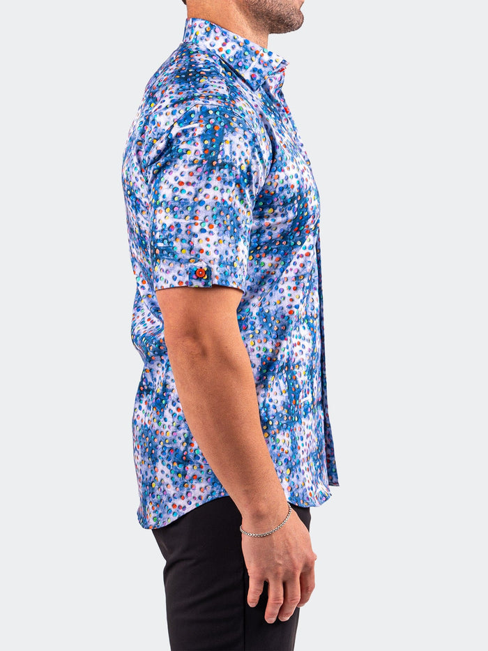 Maceoo Short-Sleeve Shirt | Galileo Resistance0330 Blue