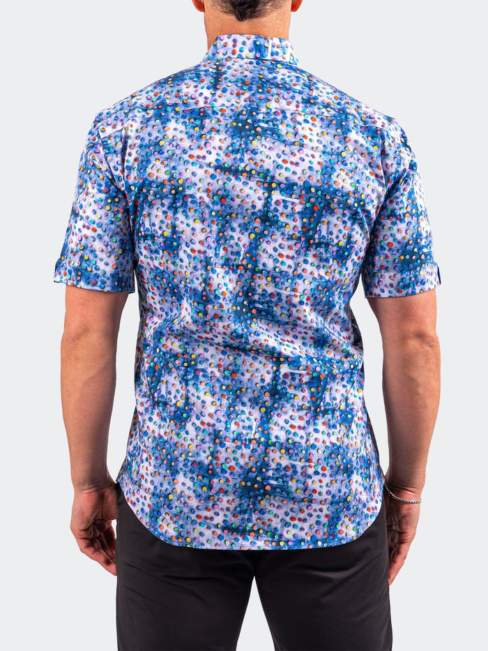 Maceoo Short-Sleeve Shirt | Galileo Resistance0330 Blue