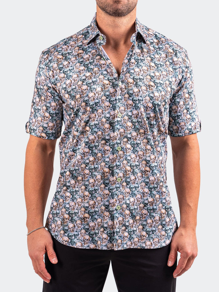 Maceoo Short-Sleeve Shirt | Galileo Resistance0335 Yellow