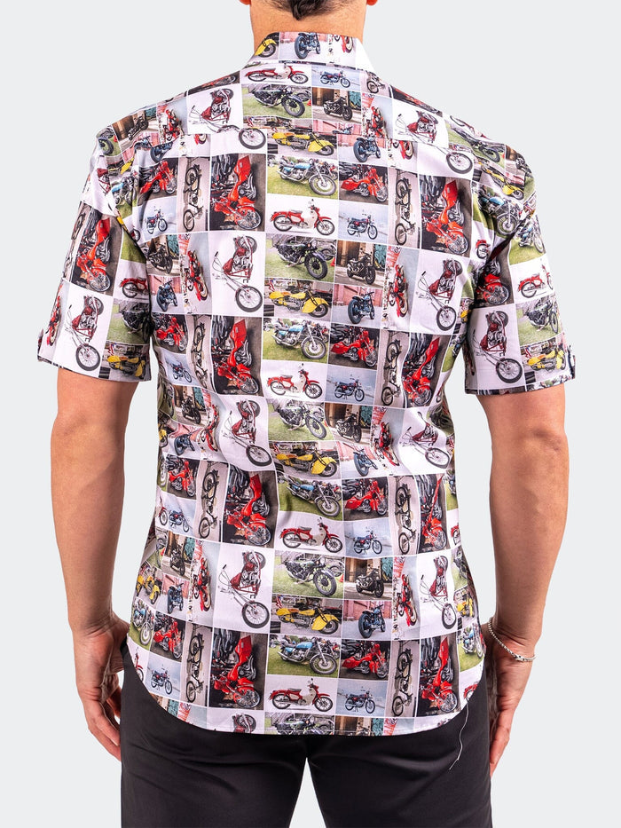 Maceoo Short-Sleeve Shirt | Galileo Resistance0340 White