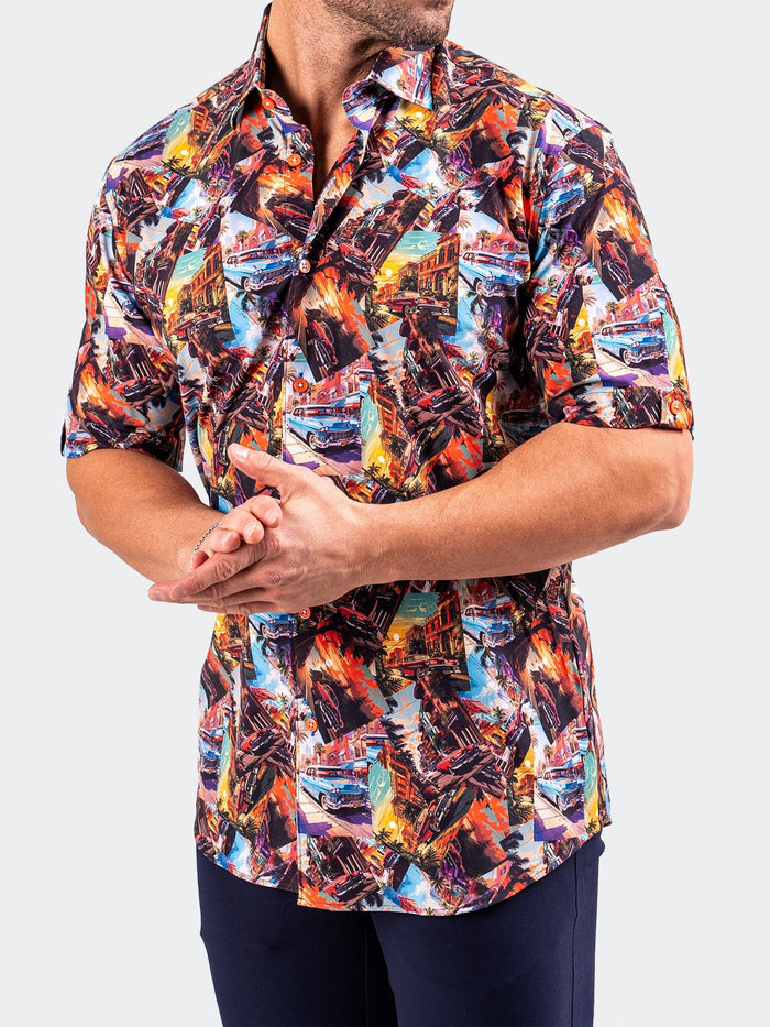 Maceoo Short-Sleeve Shirt | Galileo Resistance0345 Black