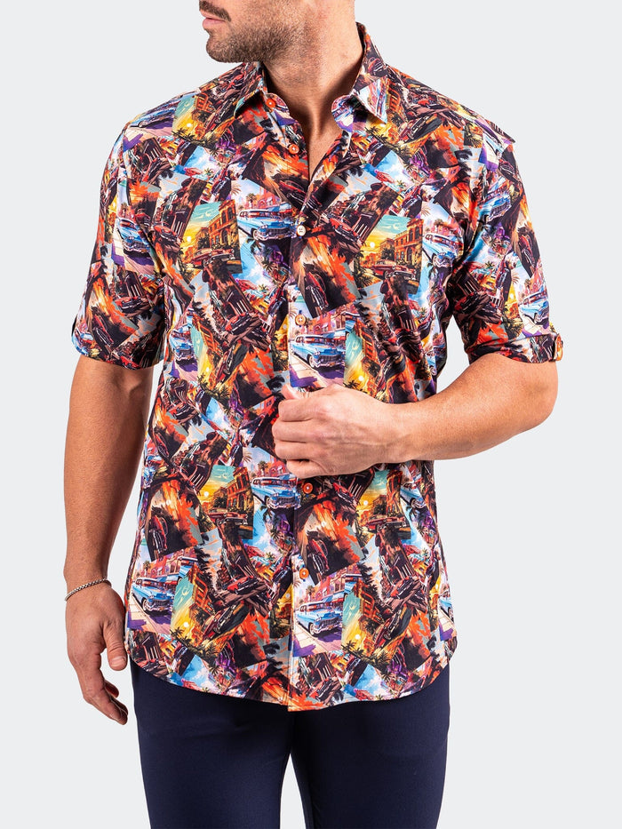 Maceoo Short-Sleeve Shirt | Galileo Resistance0345 Black