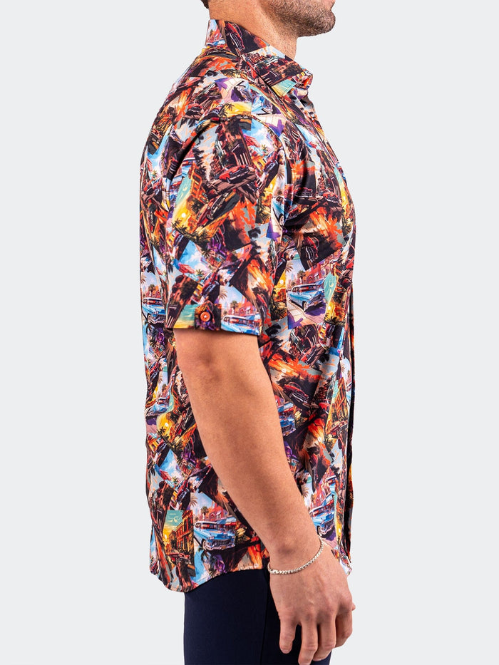 Maceoo Short-Sleeve Shirt | Galileo Resistance0345 Black