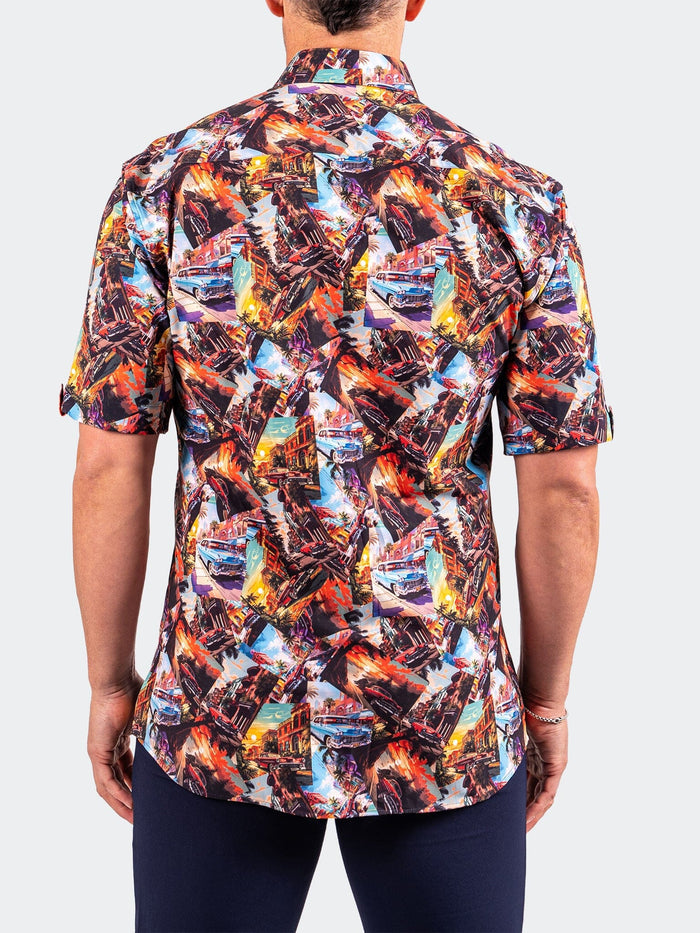 Maceoo Short-Sleeve Shirt | Galileo Resistance0345 Black