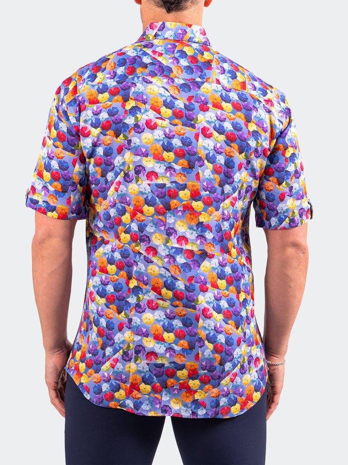 Maceoo Short-Sleeve Shirt | Galileo Resistance0363 Blue