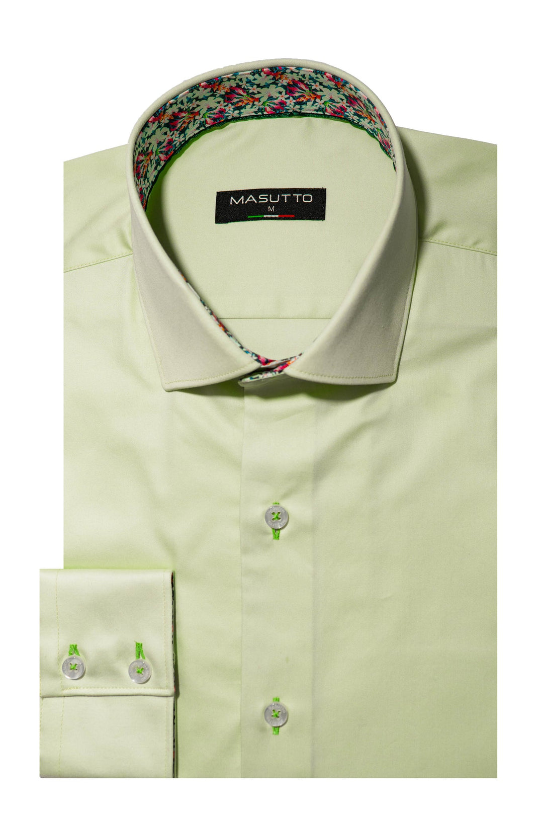 Masutto Shirt | JUDE-03 SLEEVE BUTTON DOWN SHIRT