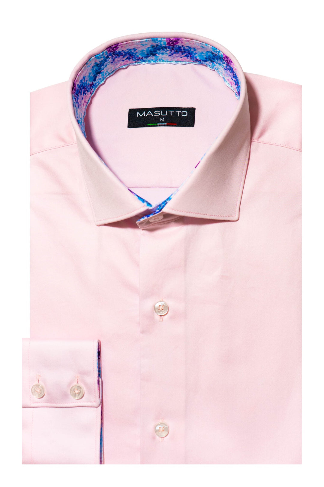 Masutto Shirt | JUDE-52 SLEEVE BUTTON DOWN SHIRT