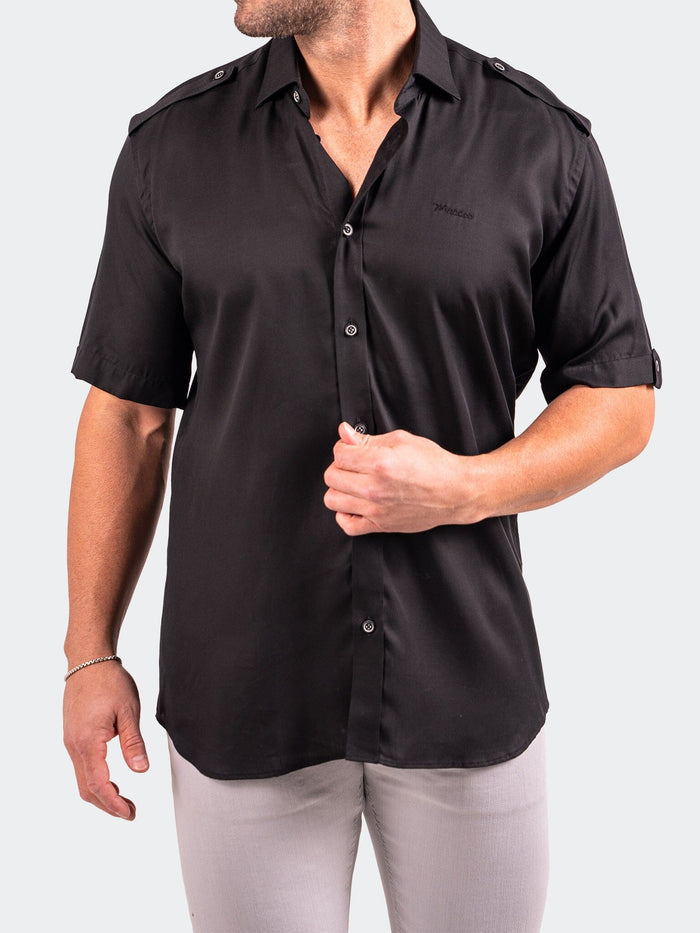 Maceoo Short-Sleeve Shirt | Munich Resistance0174 Black