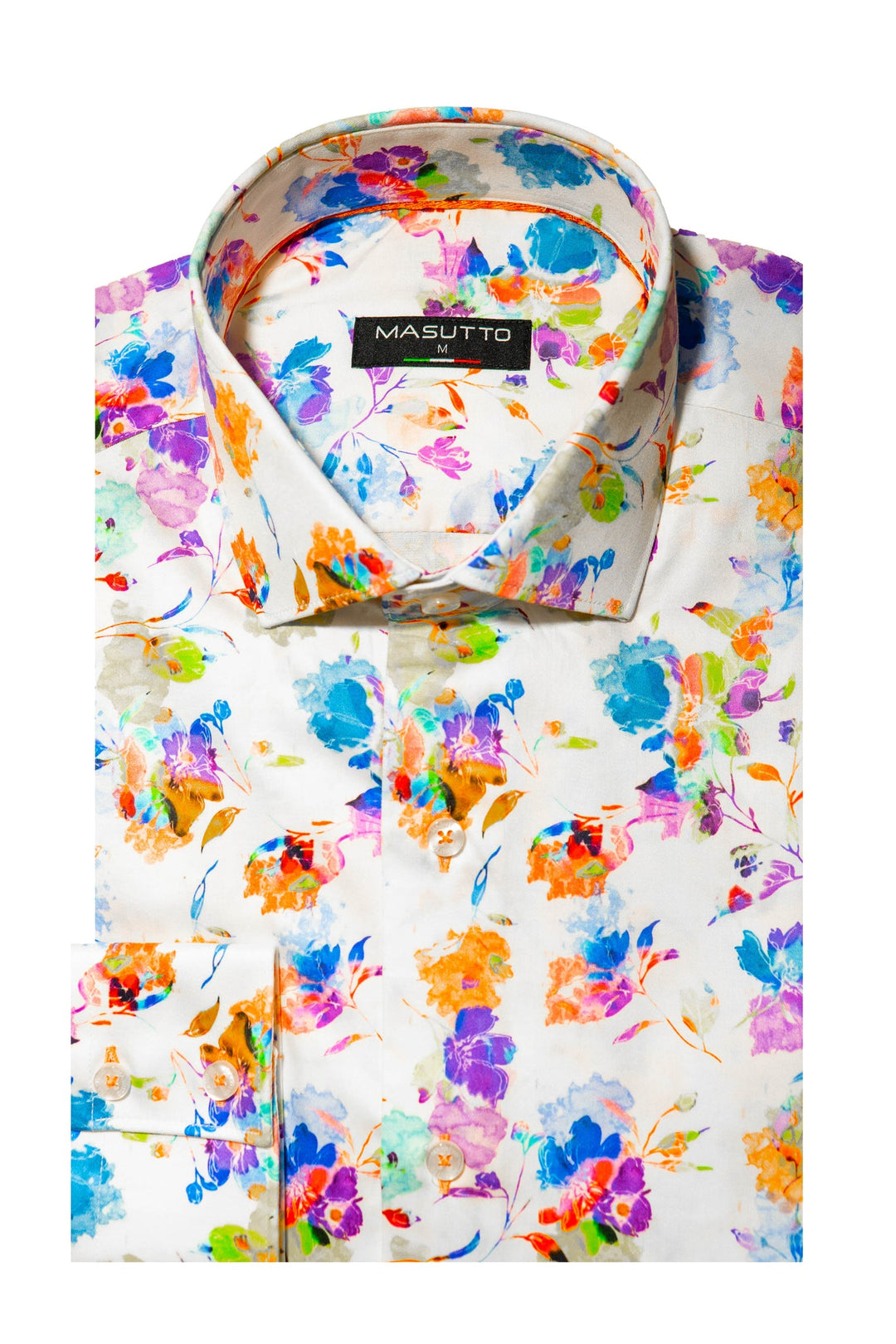 Masutto Shirt | PALERMO-05 SLEEVE BUTTON DOWN SHIRT