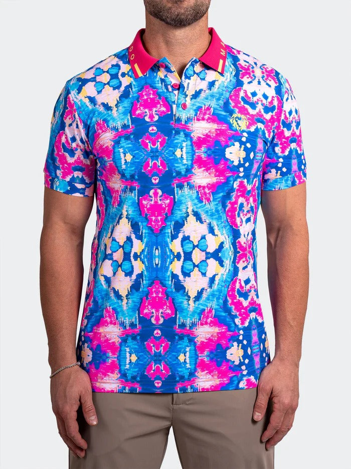 Maceoo Stretch Short-Sleeve Polos | Polo Ascension0031 Multi